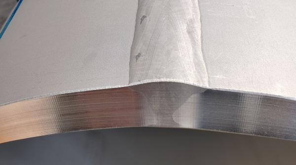 Double-welded seam